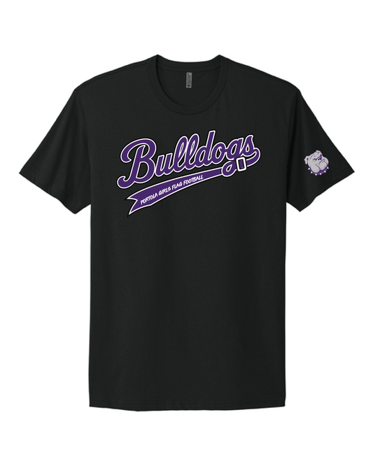 02 BULLDOGS FLAG SCRIPT TEE