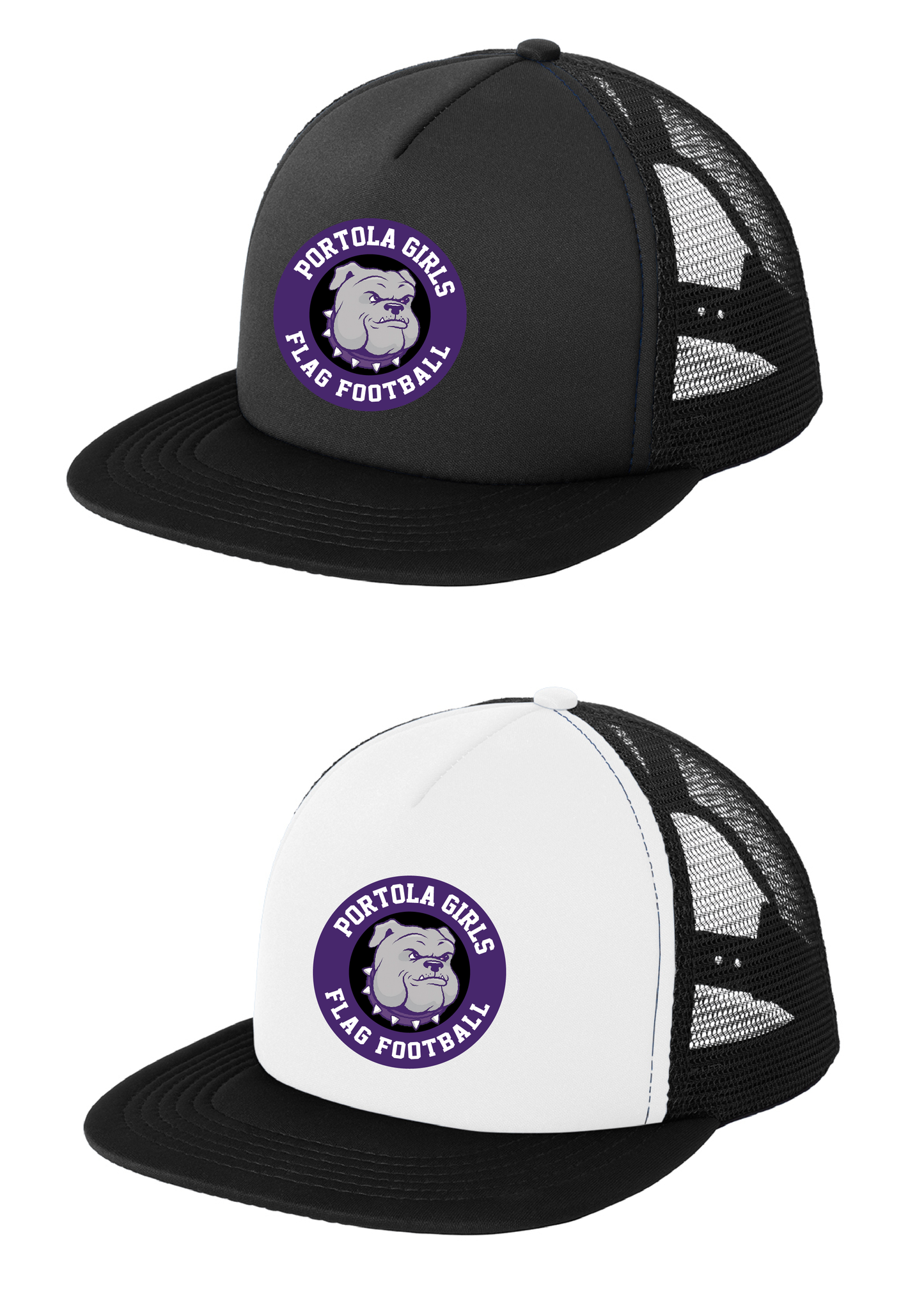 16 Foam Trucker Hat Bulldogs Circle Logo