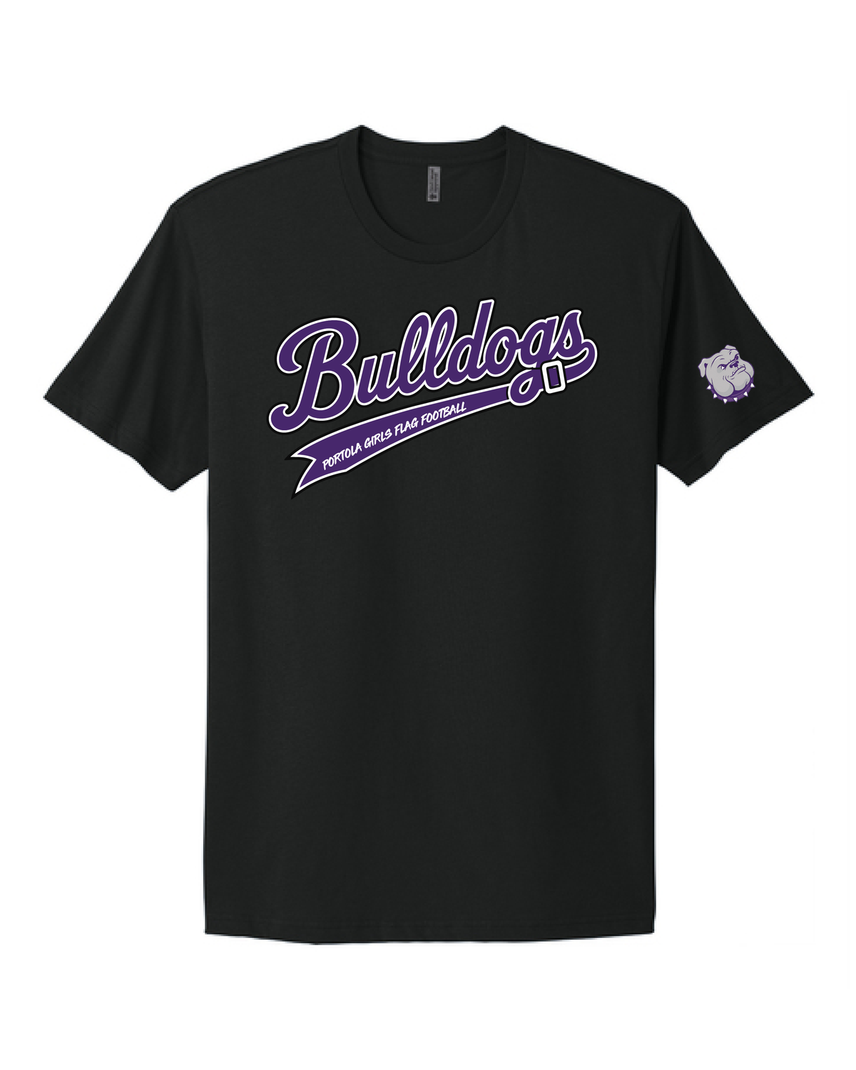 02 BULLDOGS FLAG SCRIPT TEE