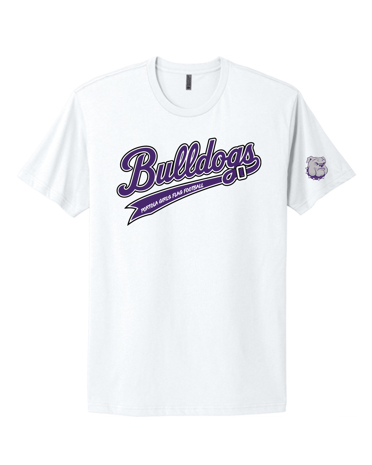 02 BULLDOGS FLAG SCRIPT TEE