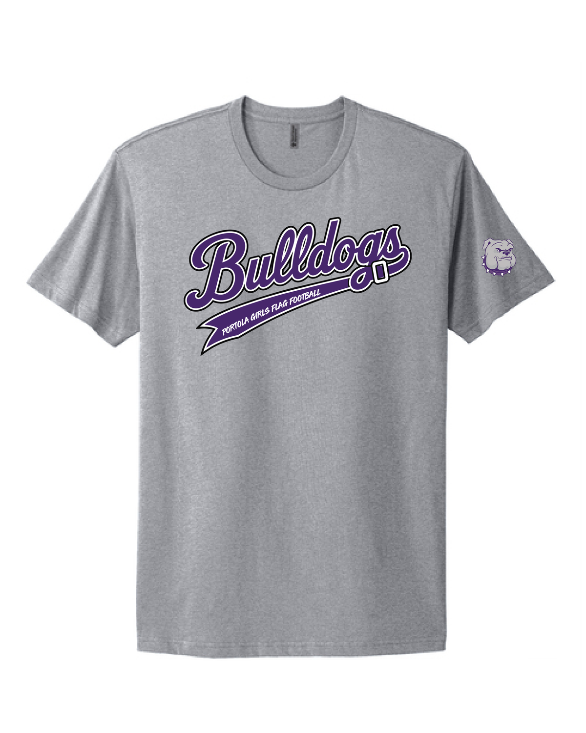 02 BULLDOGS FLAG SCRIPT TEE