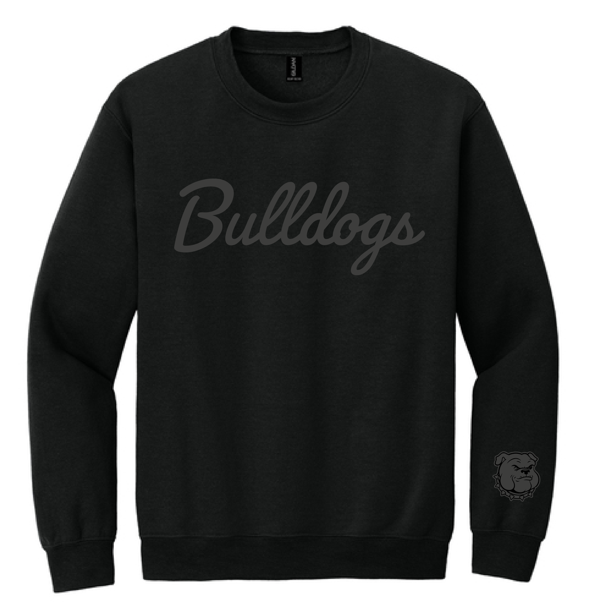 01a Bulldogs Script Crewneck Sweatshirt