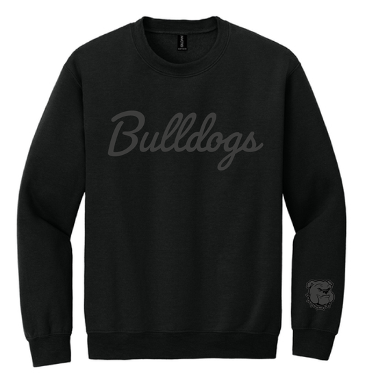 01a Bulldogs Script Crewneck Sweatshirt
