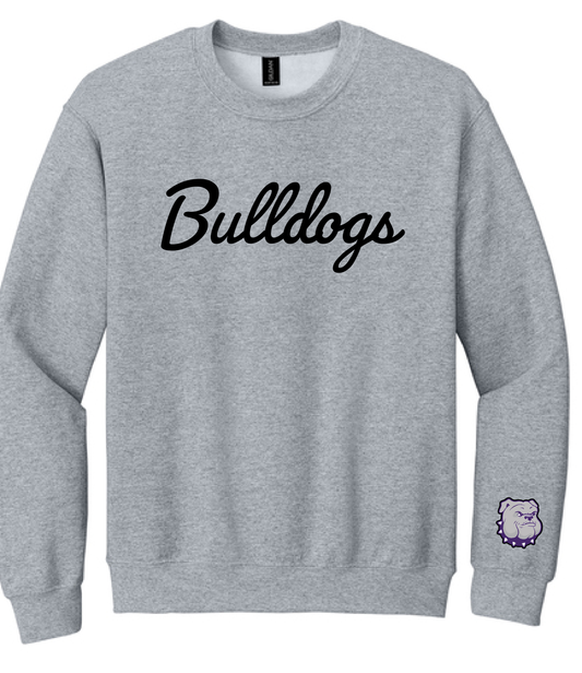01a Bulldogs Script Crewneck Sweatshirt