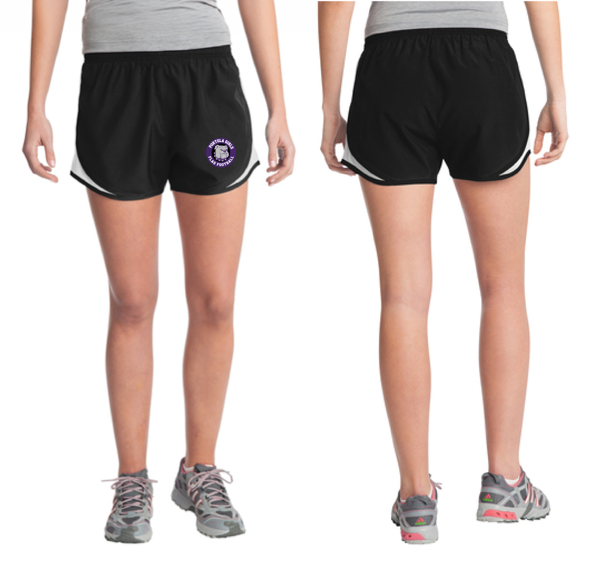 19  Bulldogs Womens Running Short